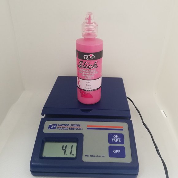 Tulip Dimensional Fabric Paint 4 oz SLICK 3 Pack Yellow, Leaf Green & Pink - Picture 5 of 11